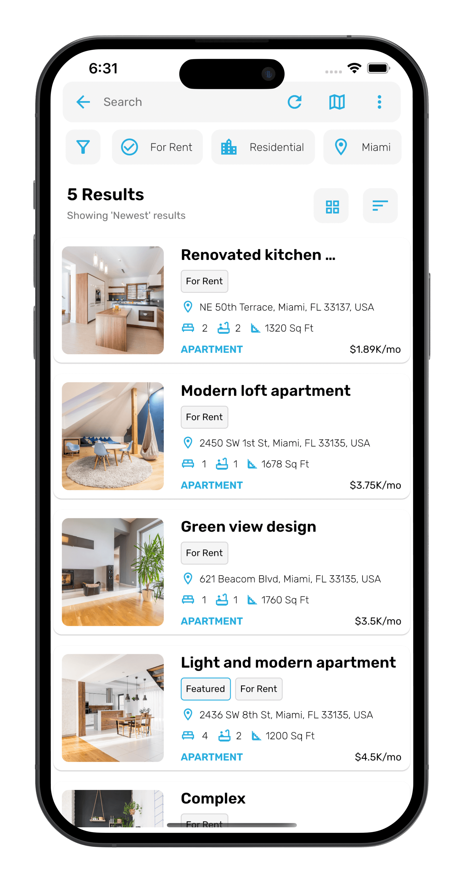 Houzi Search Results - Real Estate Listings